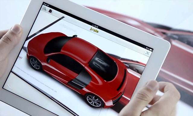 Augmented Reality Application Audi R8