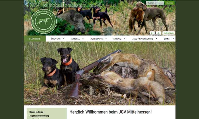 Responsive CMS Website for a dog club