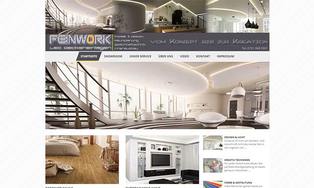 Responsive CMS Website FeinWork