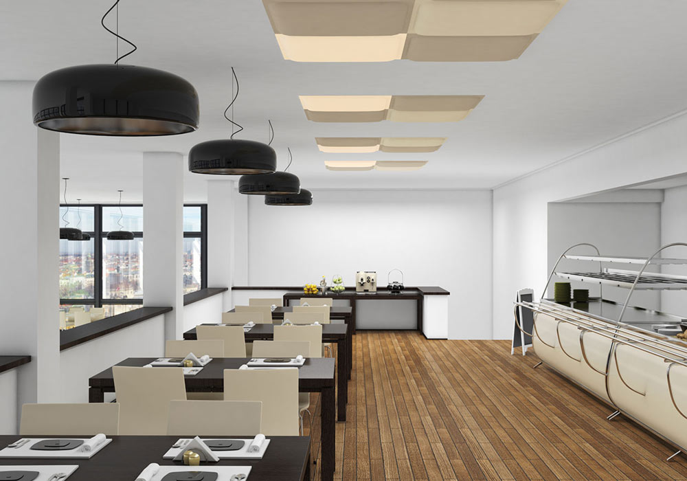 3d rendering restorant