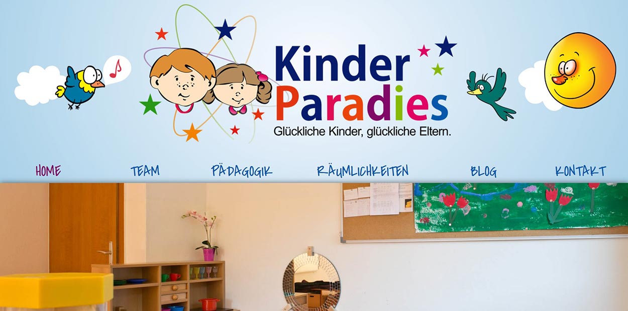 CMS Webseite Krabbelstube Salzburg