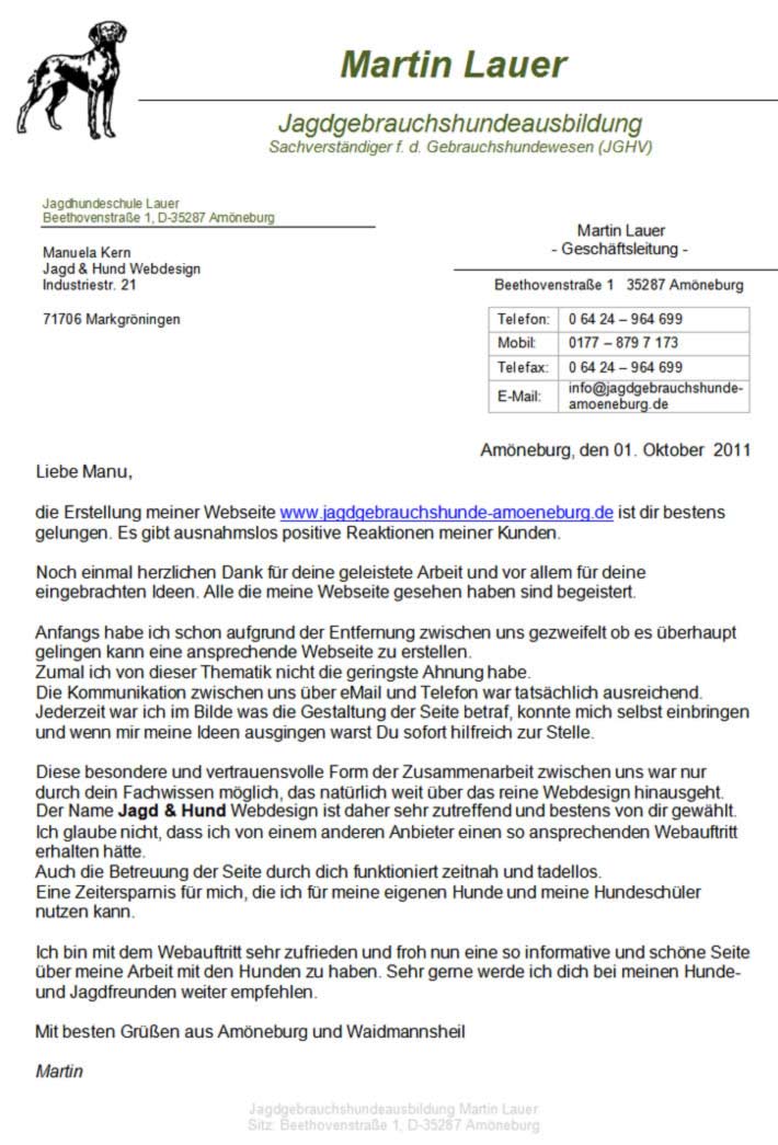 jagdgebrauchshunde-amoeneburg referenzschreiben