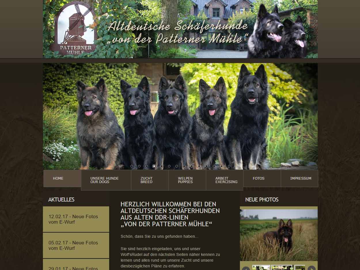 Patterner Muehle webpage