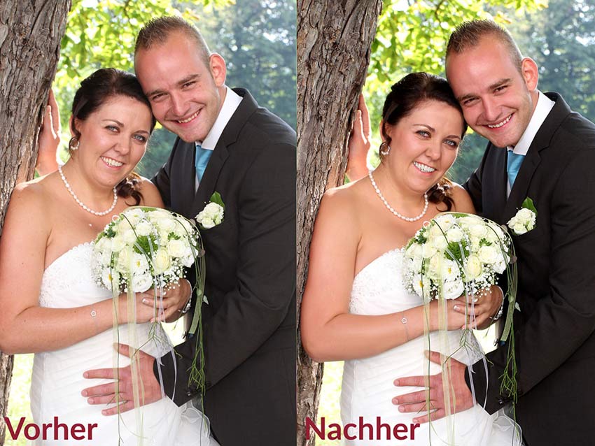 Image editing, retouching and montage of photographs